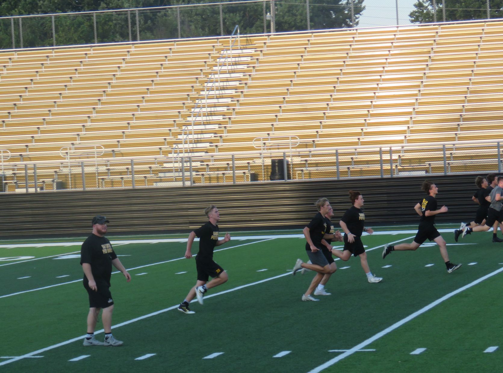 Sand Springs begins football practice